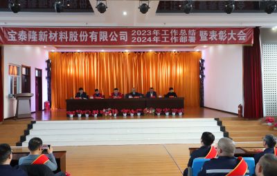 新征程 新奔赴 新未来|宝泰隆2023年度总结暨表彰大会隆重举行